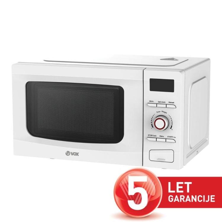 Mikrovalovna pečica VOX MD25, 20 L, 700 W, bela