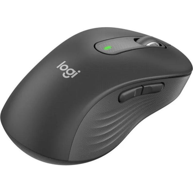 Brezžična optična miška Logitech Signature M650 L left, velikost L, za levičarje, črna