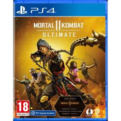 Mortal Kombat 11 Ultimate za PlayStation 4 združuje osnovno igro, razširitev Aftermath ter dodatne pakete borcev v eni celoviti izdaji.