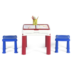 Otroška mizica z dvema stolčkoma Keter Constructable