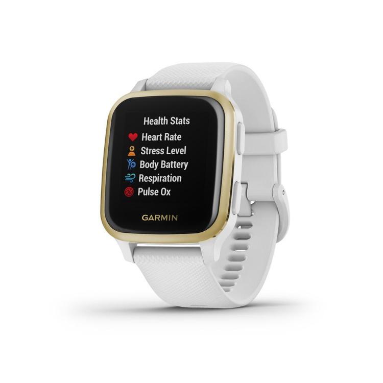 Pametna ura Garmin Venu Sq, GPS, bela/zlata (white/light gold)_1