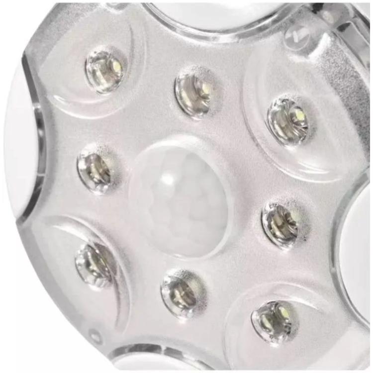 Nočna lučka 8 LED Emos P3310K s PIR senzorjem gibanja, 3× AA