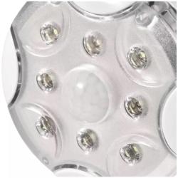 Nočna lučka 8 LED Emos P3310K s PIR senzorjem gibanja, 3× AA