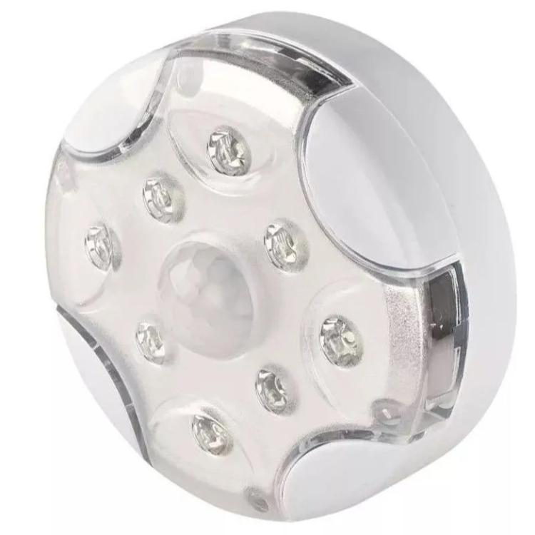 Nočna lučka 8 LED Emos P3310K s PIR senzorjem gibanja, 3× AA