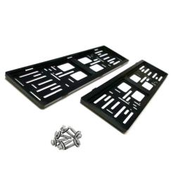 Okvir registrske tablice za avto (2 kosa + vijaki) 