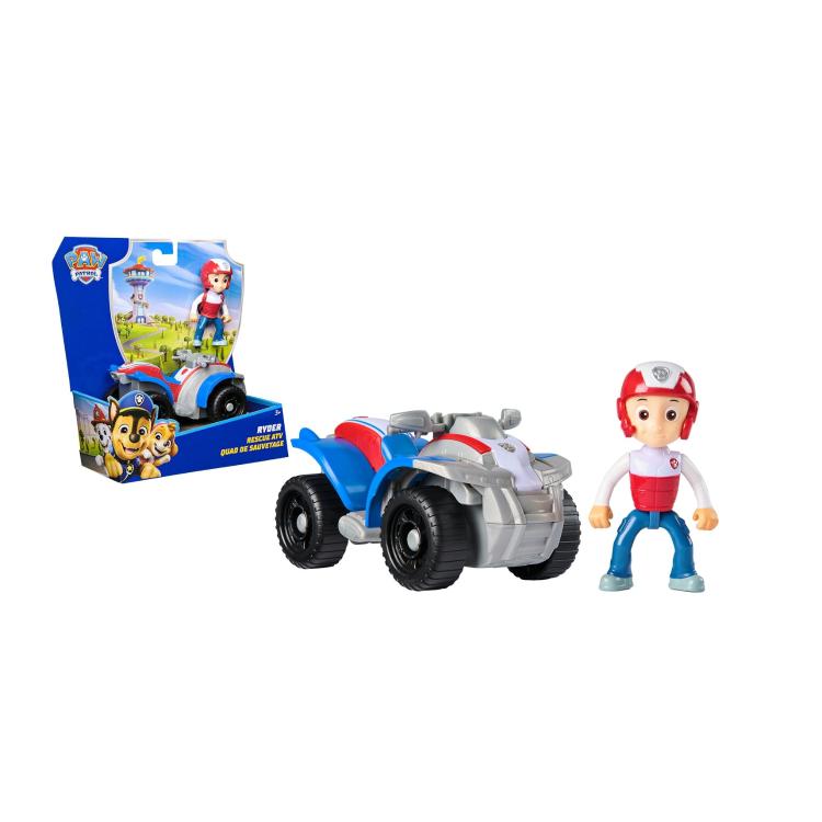 Figura Ryder iz Tačke na patrulji s štirikolesnikom Rescue ATV, primerna za otroke 3+.