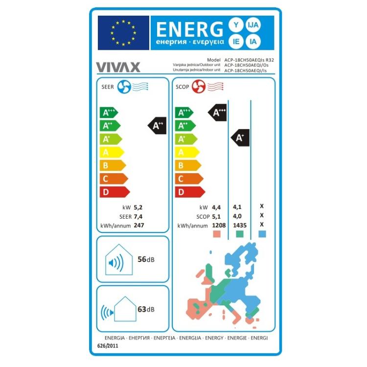 Klima Vivax Q Design, 5,2kW, bela, z montažo_7