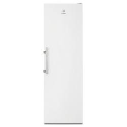 Enovratni hladilnik Electrolux, bel, sprednji pogled z dolgim ročajem in minimalistično zasnovo.
