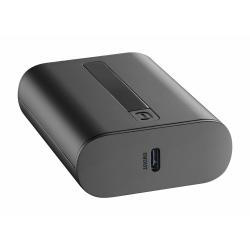 Prenosna baterija CellularLine Thunder, 10000 mAh, črna