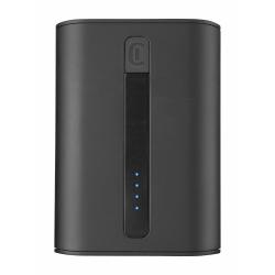 Prenosna baterija CellularLine Thunder, 10000 mAh, črna