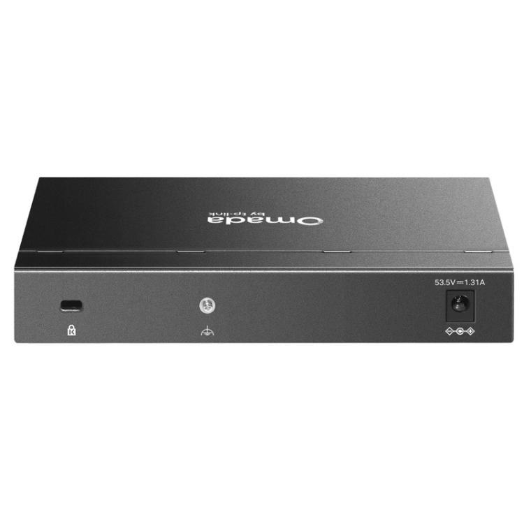 Omrežno stikalo TP-Link Omada SG2206MP z robustnim kovinskim ohišjem, LED-indikatorji stanja ter podporo PoE+ zagotavlja stabilno delovanje in enostavno upravljanje v poslovnih omrežjih.