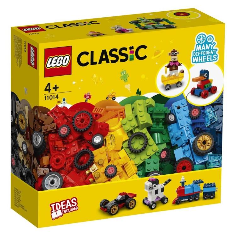 Lego Classic kocke in kolesa- 11014