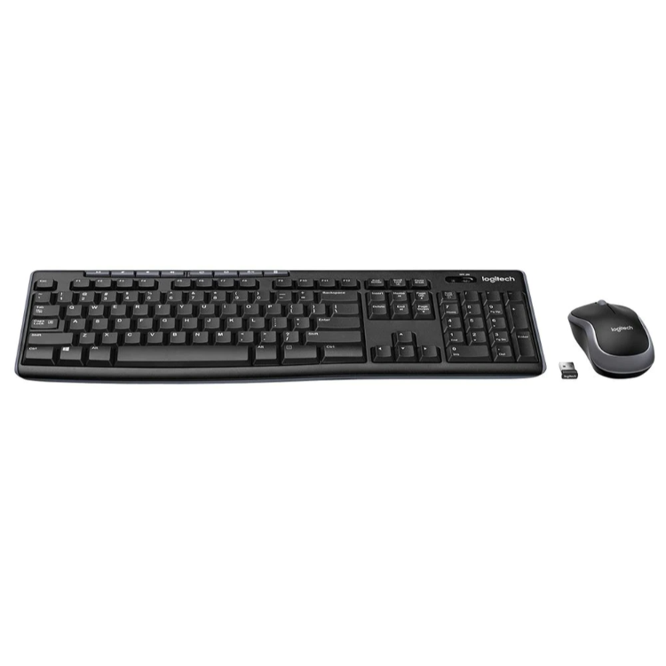 Brezžična tipkovnica Logitech MK270, črna + miška_1
