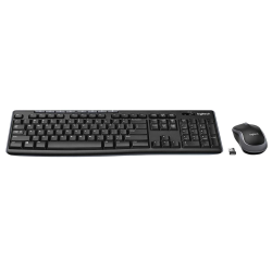 Brezžična tipkovnica Logitech MK270, črna + miška_1
