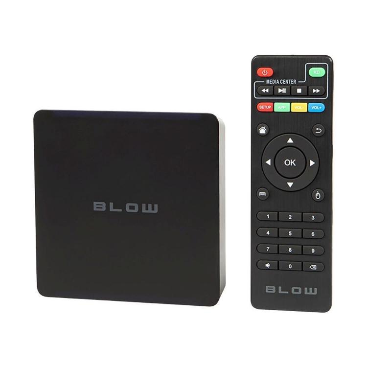 Medijski predvajalnik Blow TV BOX 4K V3, 4K UHD, Android 10, WiFi, LAN, 2GB + 1-1