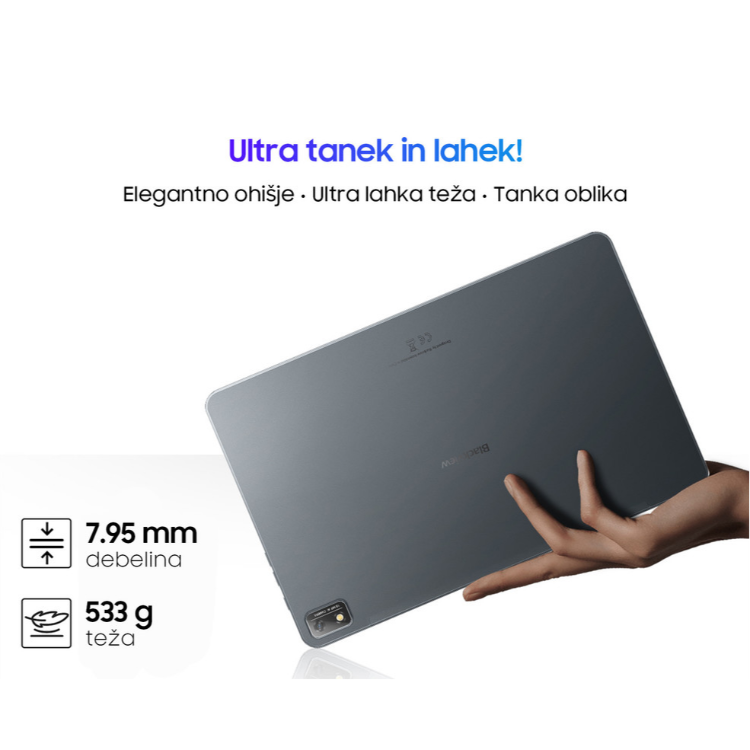 Tablični računalnik BlackView TAB 16, 11", 4G-LTE, 8GB + 256GB, IPS FullHD+, zelena