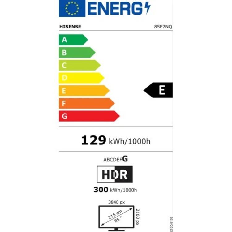 Televizor Hisense UHD 85E7NQ, QLED