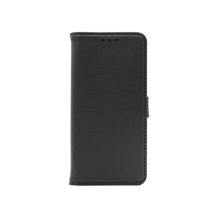 Črna preklopna torbica za Samsung Galaxy A37 5G z magnetnim zapiranjem nudi zanesljivo zaščito in eleganten videz