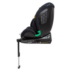 Bočni pogled na Maxi-Cosi Spinel 360 Smart i-Size avtosedež z oporno nogo.