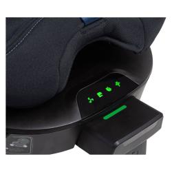 Prikaz nadzorne plošče na osnovi Maxi-Cosi Spinel 360 Smart i-Size avtosedeža.