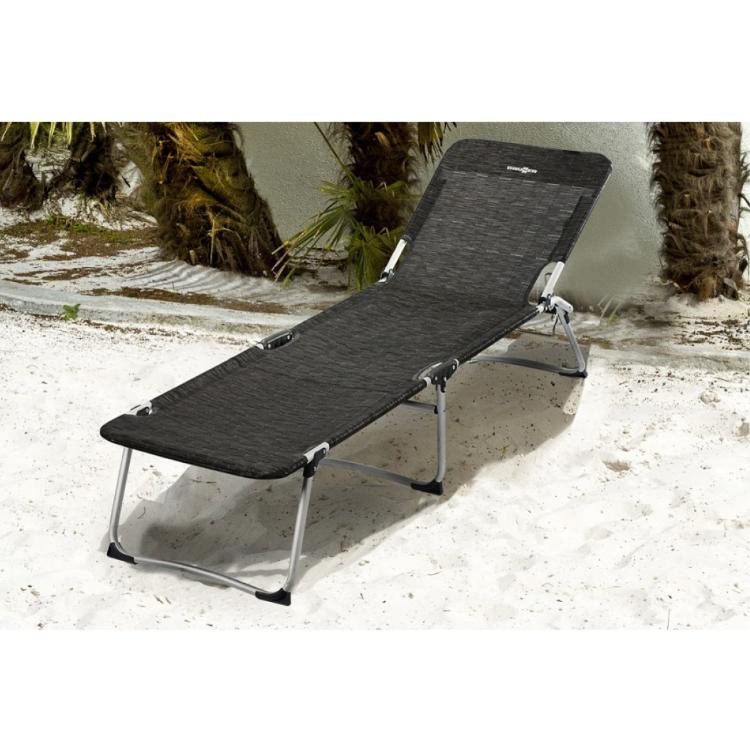 Ležalnik Brunner Duna Grand Kerry Beach Bed, krabon siva   