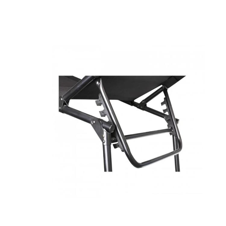 Ležalnik Brunner Duna Grand Kerry Beach Bed, krabon siva   