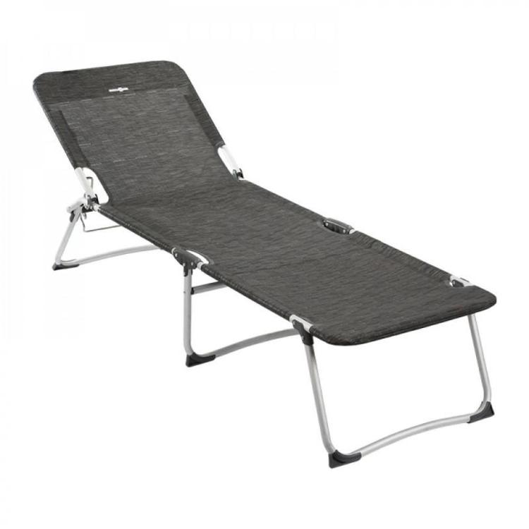 Ležalnik Brunner Duna Grand Kerry Beach Bed, krabon siva   