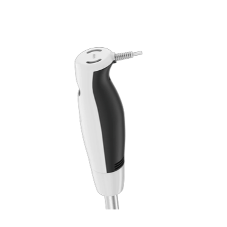 Copilot said:   Tefal DAILYMIX 3v1 HB533138 – stranski pogled na ročni palični mešalnik z ergonomskim ročajem v beli in črni barvi.