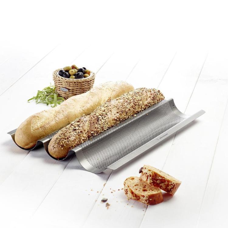 Pekač za kruh Westmark Baguette 3 delni perforiran-2