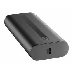 Prenosna baterija CellularLine Thunder, 20000 mAh, črna
