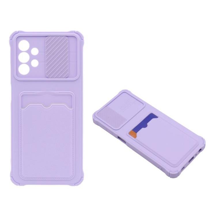 Samsung Galaxy A32 5G, gumiran ovitek (TPUC), A-Type Card, vijoličen
