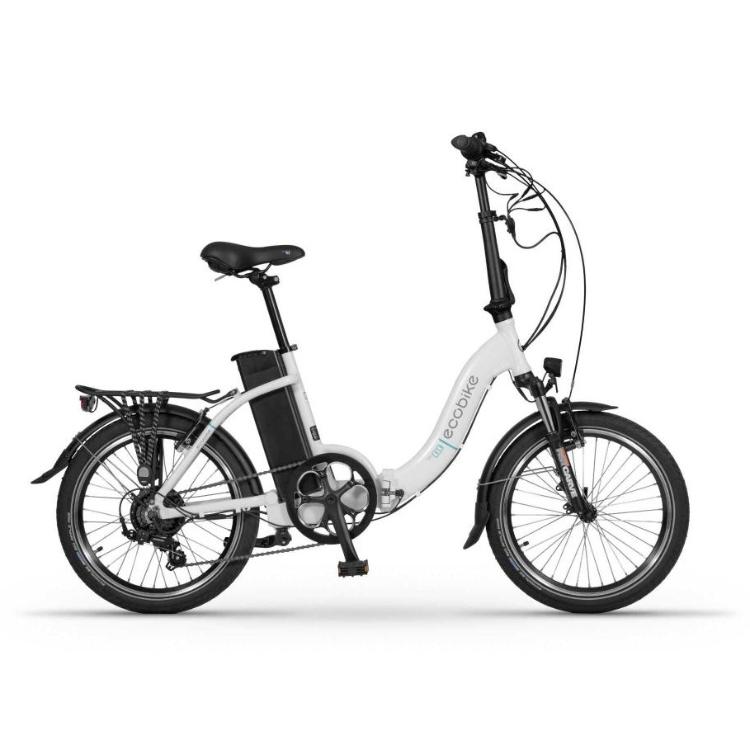 Električno zložljivo kolo Ecobike Even 17, 5Ah/630Wh, bel