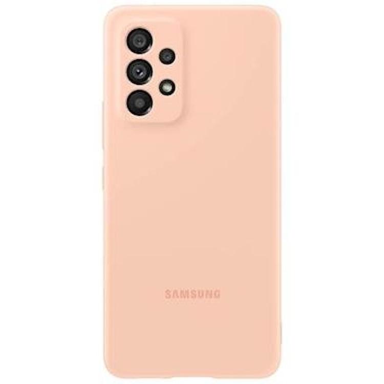 Original ovitek Samsung GALAXY A53, silikonski, breskev