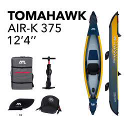 Napihljiv kajak/kanu Aqua Marina TOMAHAWK AIR-K 375, za 1 osebo