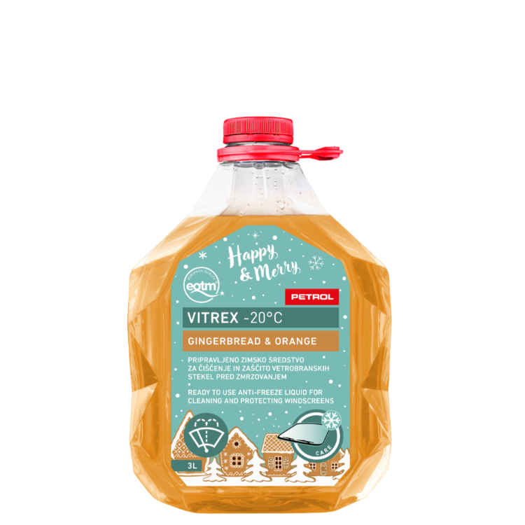 Pripravljeno zimsko sredstvo, praznični Vitrex Gingerbread & Orange -20°C