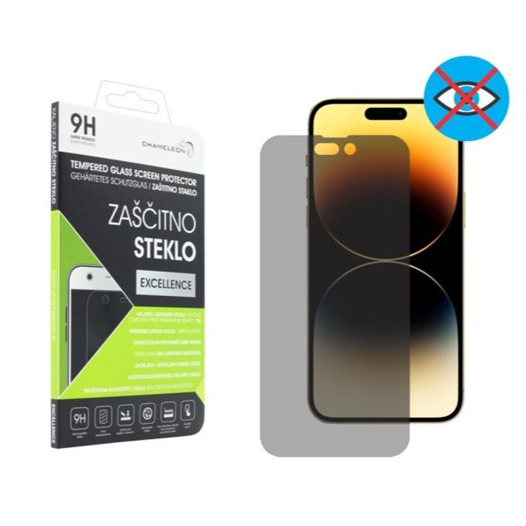 Zaščitno steklo Excellence za Apple iPhone 14 Pro Max, privacy Glass (0,30)