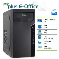 Namizni računalnik PCPLUS e-Office i7-14700 16GB 1TB NVMe SSD