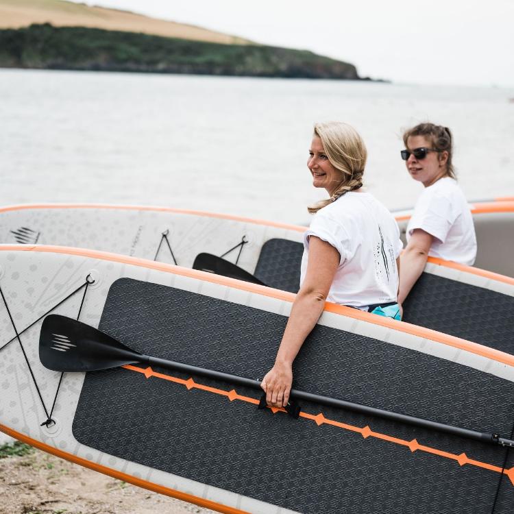 Napihljiva SUP deska Shark Touring, 12.6 x 32 x 6, komplet z delno karbonskim veslom_2