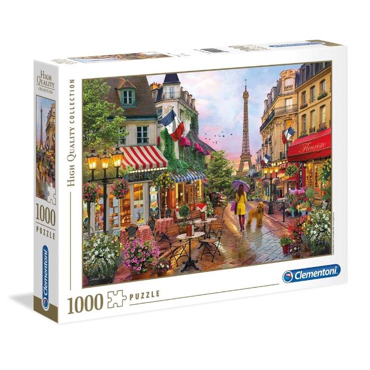 Sestavljanka Clementoni High Quality Collection- Flowers in Paris 39482, 1000 kosov