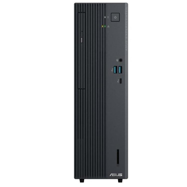 Namizni računalnik ASUS ExpertCenter v kompaktnem SFF ohišju z elegantnim črnim dizajnom, optičnim pogonom in sodobnimi priključki omogoča zanesljivo delovanje v poslovnem okolju.