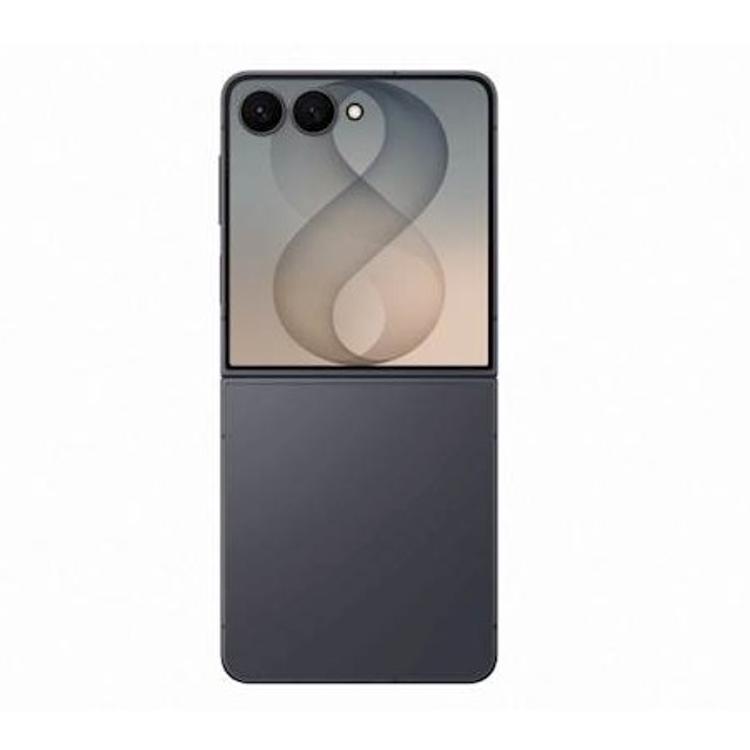 Samsung Galaxy Z Flip8 256GB Graphite – zaprt prepogljiv telefon z zunanjim zaslonom, dvojno kamero in grafitnim ohišjem.
