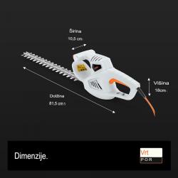 Električne škarje za grmičevje VonHaus, 450W