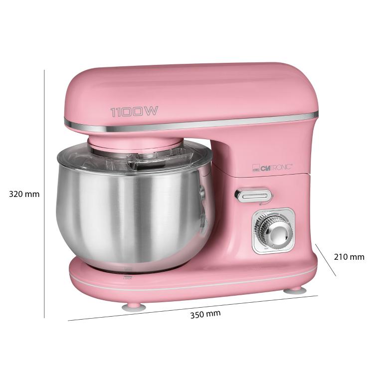 Kuhinjski aparat Clatronic KM 3711P, pink - kuhinjski robot
