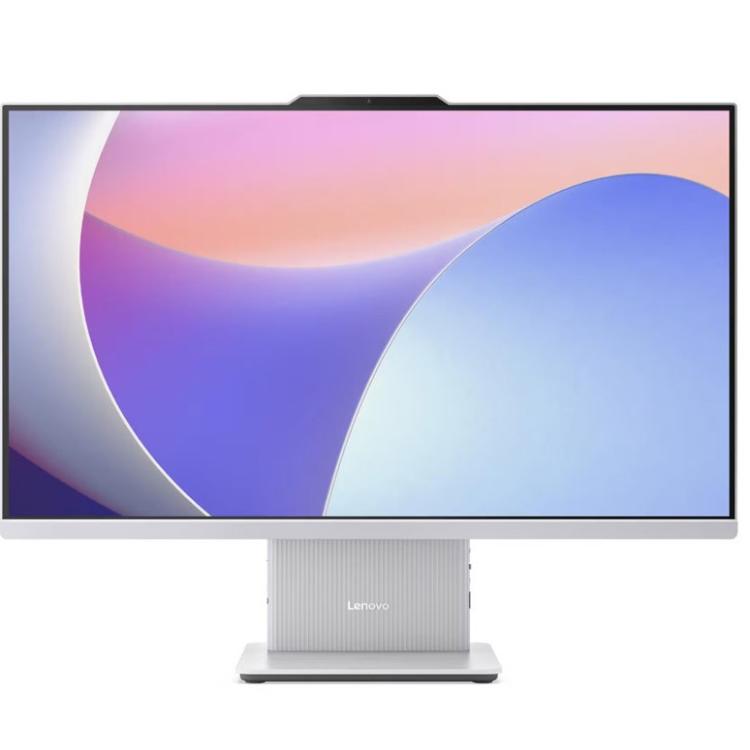 Večnamenski računalnik Lenovo All-in-One z minimalističnim stojalom, brezžično dodatno opremo in integrirano računalniško enoto omogoča učinkovito delo, učenje in vsakodnevno uporabo.