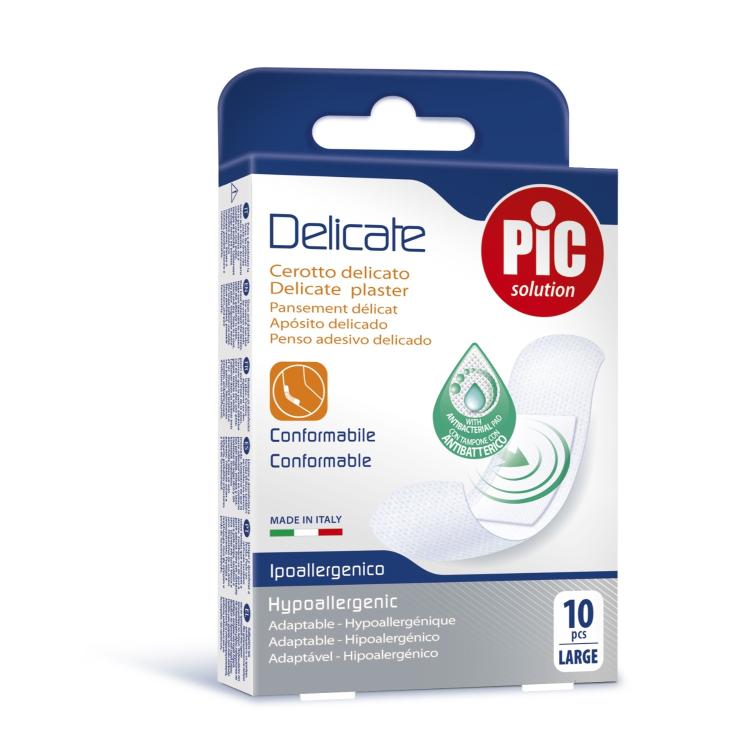 Antibakterijski obliž PiC Delicate L 10X