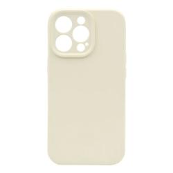Silikonski ovitek (liquid silicone) za Apple iPhone 13 Pro, N-Soft, bela