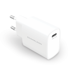 Bel Chameleon 25 W GaN hišni polnilnik z USB‑C izhodom v kompaktnem ohišju za hitro polnjenje mobilnih naprav.