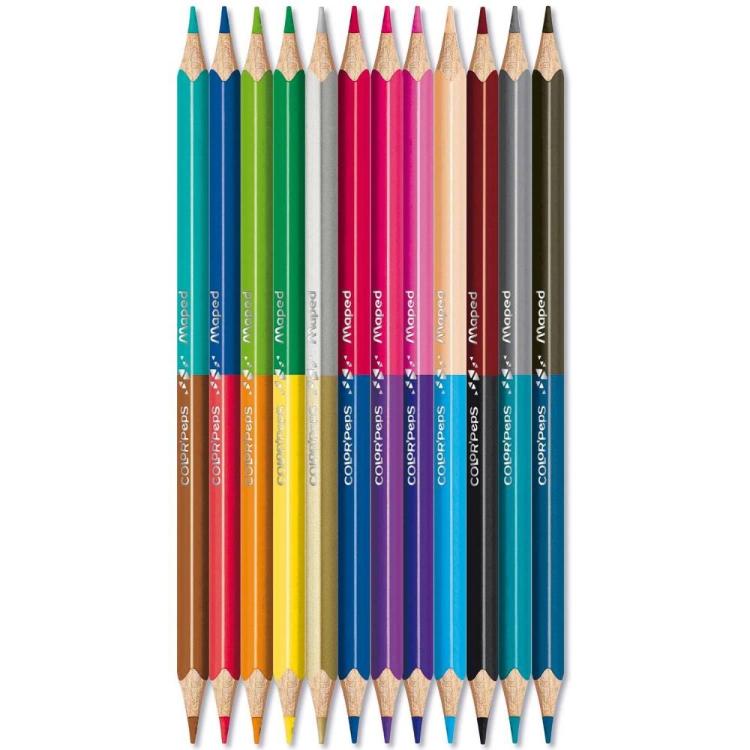 Barvice Maped Color'peps Maxi, 3 robe 12/1