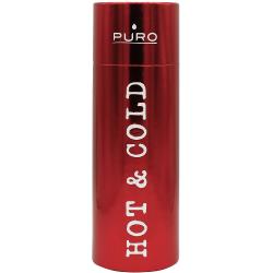 Steklenica Puro HOT&COLD termo, nerjaveče jeklo, 500 ml, rdeča mat_2