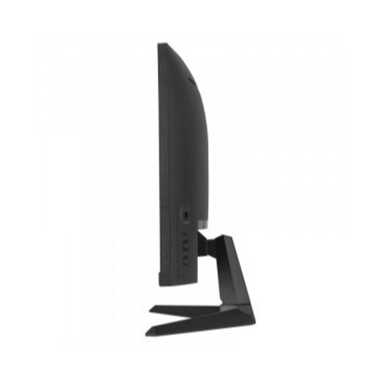 ASUS TUF Gaming ukrivljen monitor, stranski profil, ukrivljen zaslon, tanek dizajn, nastavljiv nagib.